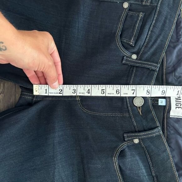 PAIGE Skyline Skinny Dark Wash Women's Jeans Size 25 Classic Versatile Staple - Picture 12 of 14